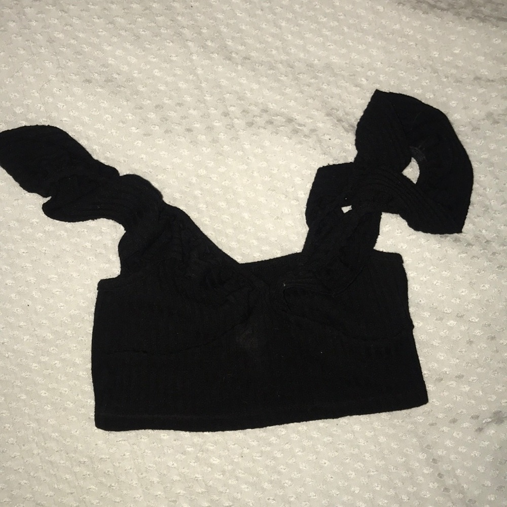 Urban Outfitters Black Crop Top